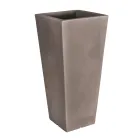 Vase de jardin carré de couleur fluo avec lumière Made in Italy - Avanas Viadurini