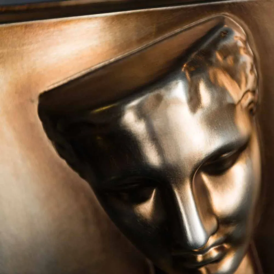 Vase Rectangulaire Moderne en Céramique Colorée Fabriqué à la Main en Italie - Lucas Viadurini