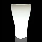 Pot de jardin rond coloré en polyéthylène fabriqué en Italie - Tremont Viadurini