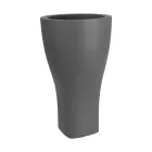 Pot de jardin rond coloré en polyéthylène fabriqué en Italie - Tremont Viadurini