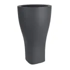 Pot de jardin rond coloré en polyéthylène fabriqué en Italie - Tremont Viadurini