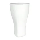 Pot de jardin rond coloré en polyéthylène fabriqué en Italie - Tremont Viadurini