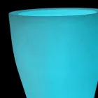 Pot de jardin rond coloré en polyéthylène fabriqué en Italie - Tremont Viadurini