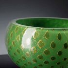 Vase d'intérieur rond en verre de Murano coloré fabriqué en Italie - Asper Viadurini