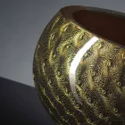 Vase d'intérieur rond en verre de Murano coloré fabriqué en Italie - Asper Viadurini