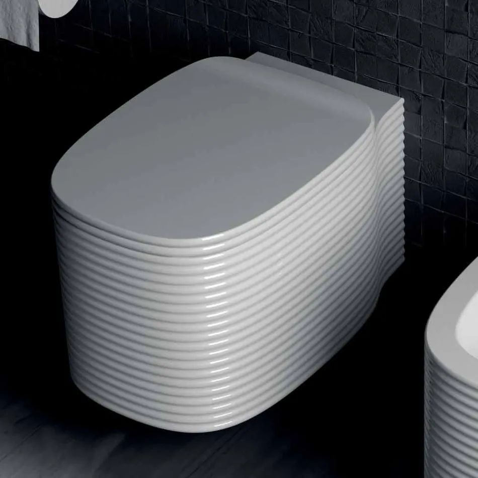 Vase en céramique à suspendre au design moderne fabriqué en Italie, Hamlet Viadurini