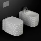 Vase en céramique à suspendre au design moderne fabriqué en Italie, Hamlet Viadurini