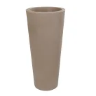 Vase de jardin rond de couleur fluo avec lumière Made in Italy - Avanas Viadurini