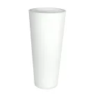 Vase de jardin rond de couleur fluo avec lumière Made in Italy - Avanas Viadurini