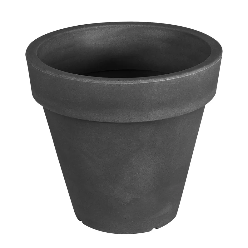 Vase de jardin rond coloré ou avec éclairage Made in Italy - Avanas Viadurini