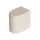 Cuvette de WC sur pied en céramique de différentes couleurs, fabriquée en Italie - Fille Viadurini