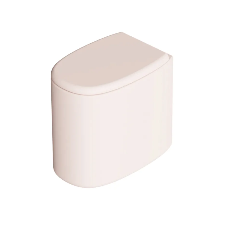 Cuvette de WC sur pied en céramique de différentes couleurs, fabriquée en Italie - Fille Viadurini