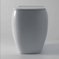 Vase de toilette en céramique blanche au design moderne Gais, fabriqué en Italie