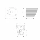 Vase en céramique blanche ou colorée de conception Trabia Viadurini