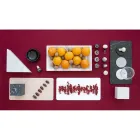 Plateau Rectangulaire en Marbre de Carrare Blanc Fabriqué en Italie - Vassili Viadurini