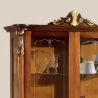 Vitrine de salon en bois avec 2 portes Classic Made in Italy - Cambrige Viadurini