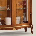 Vitrine de salon en bois avec 2 portes Classic Made in Italy - Cambrige Viadurini