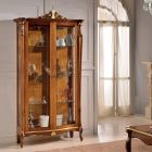 Vitrine de salon en bois avec 2 portes Classic Made in Italy - Cambrige Viadurini