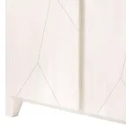 Structure de vitrine de salon en bois de sapin massif Made in Italy - Pascual Viadurini