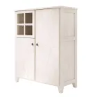 Structure de vitrine de salon en bois de sapin massif Made in Italy - Pascual Viadurini