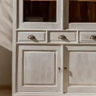 Vitrine en teck massif à 4 portes et 3 tiroirs - Aïkido Viadurini