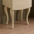 Vitrine unicolore avec étagères internes en verre Made in Italy - Candy Viadurini