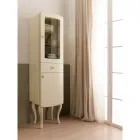 Vitrine unicolore avec étagères internes en verre Made in Italy - Candy Viadurini