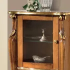 Vitrine de salon avec 1 porte vitrée et 3 tiroirs Made in Italy - Londres Viadurini