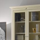 Vitrine avec 2 portes en bois et 2 portes en verre Made in Italy - Fenrir Viadurini