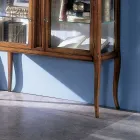 Vitrine en Bois de Toulipier Massif Fabriqué en Italie - Chantico Viadurini