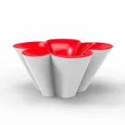 Vondom Agatha jardinière de design en polyéthylène coloré extérieur moderne Viadurini