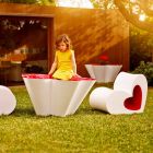 Vondom Agatha jardinière de design en polyéthylène coloré extérieur moderne Viadurini