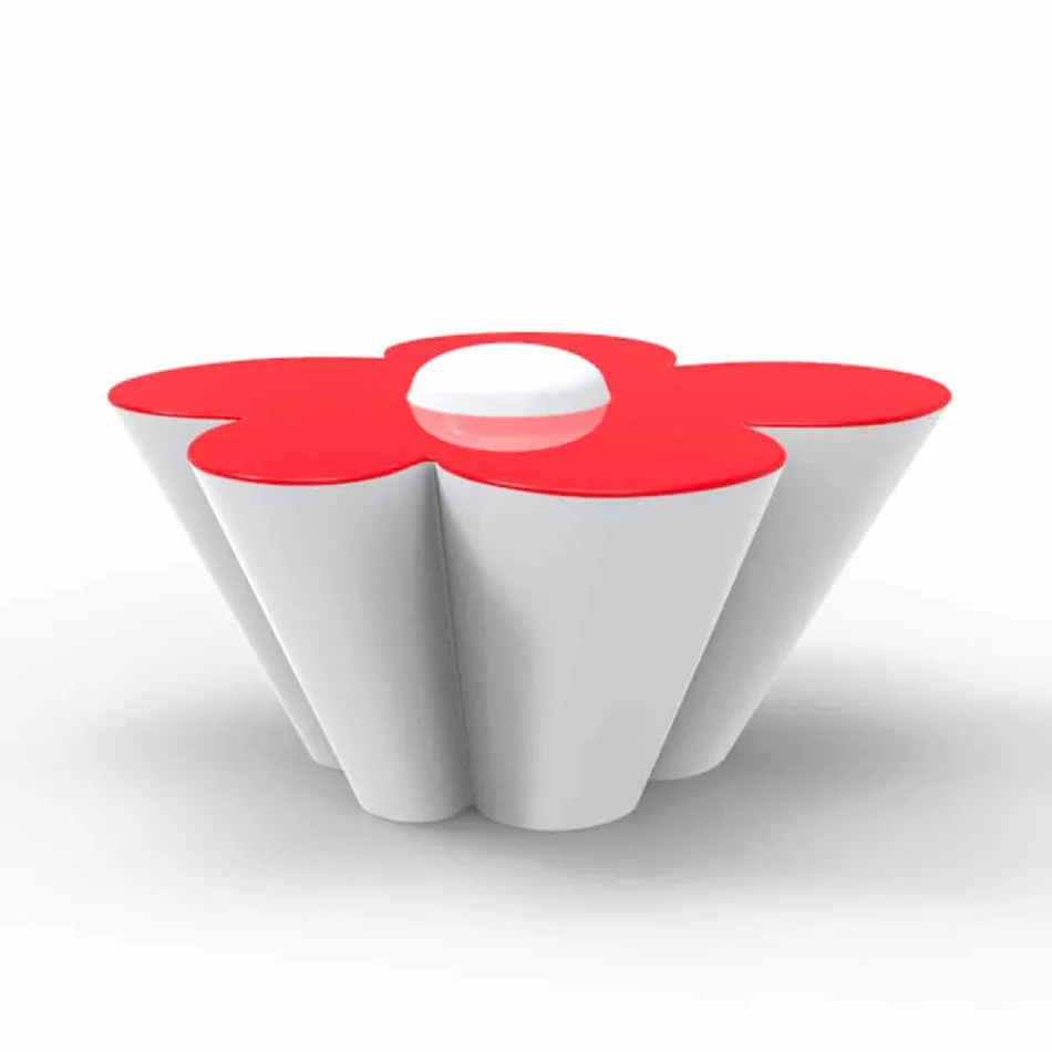 Vondom Agatha design table d'extérieur en polyéthylène coloré Viadurini