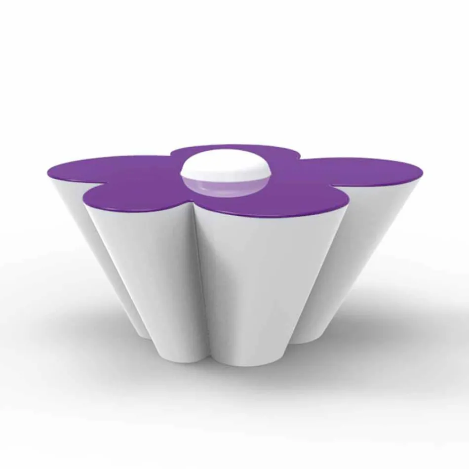 Vondom Agatha design table d'extérieur en polyéthylène coloré Viadurini