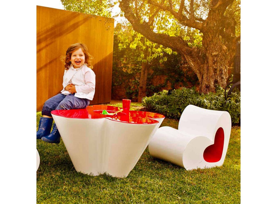 Vondom Agatha design table d'extérieur en polyéthylène coloré Viadurini
