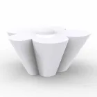 Vondom Agatha design table d'extérieur en polyéthylène coloré Viadurini