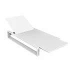 Lit de jardin design Vondom Frame en polyéthylène blanc Viadurini