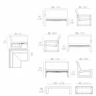 Salon de jardin Vondom Frame avec un design moderne Viadurini
