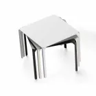 Vondom Quartz table carrée extérieure de design moderne Viadurini