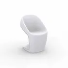 Vondom Ufo chaise de jardin dans un design blanc moderne Viadurini