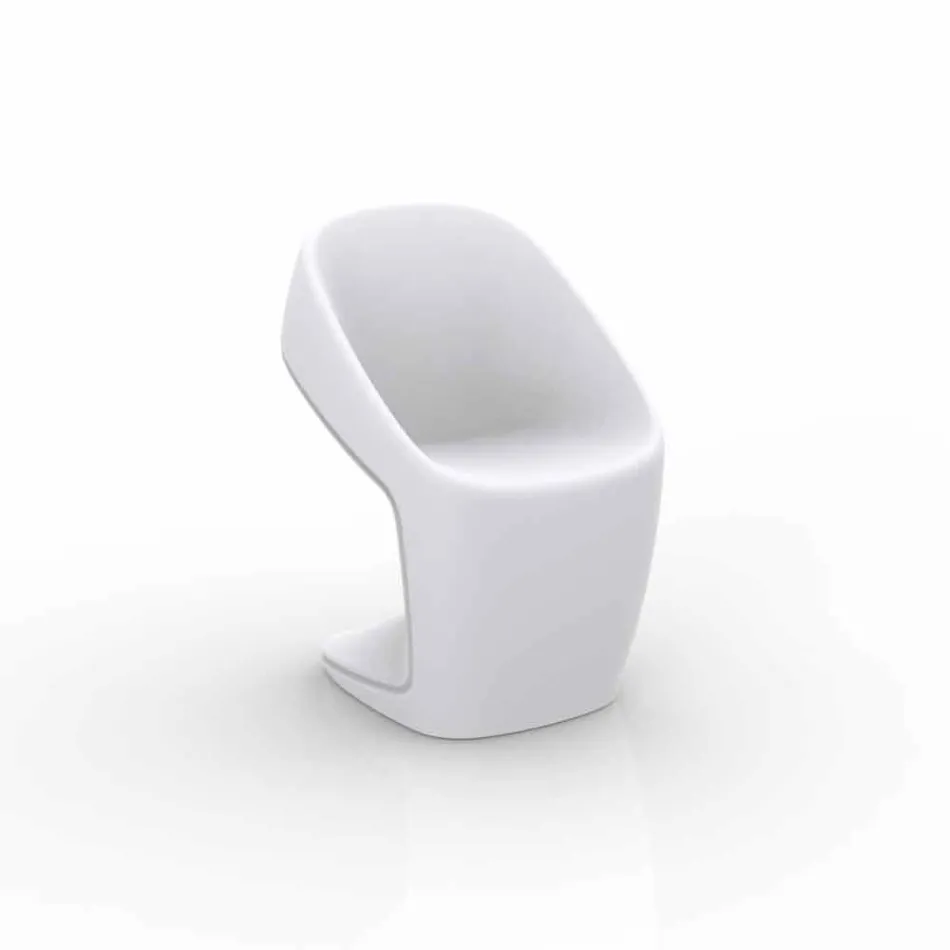 Vondom Ufo chaise de jardin dans un design blanc moderne Viadurini