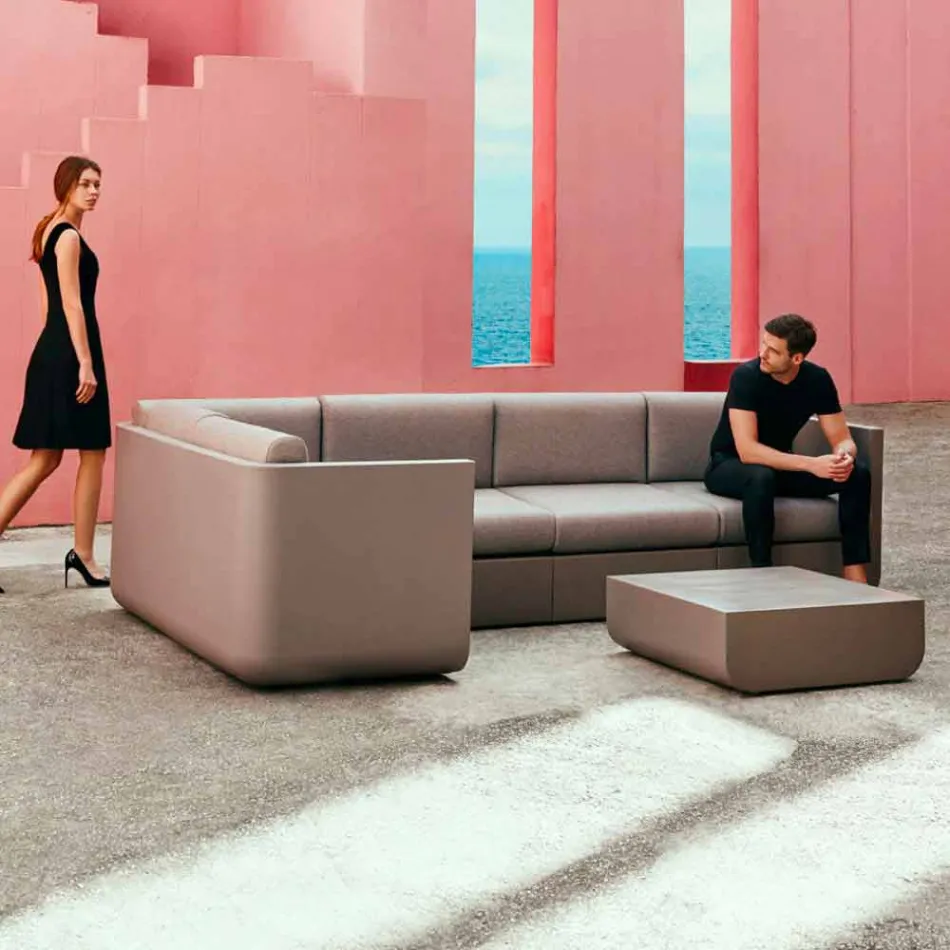 Vondom Ulm composition taupe design jardin salon Viadurini