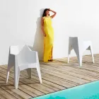 Vondom Voxel chaise de jardin colorée avec un design moderne Viadurini