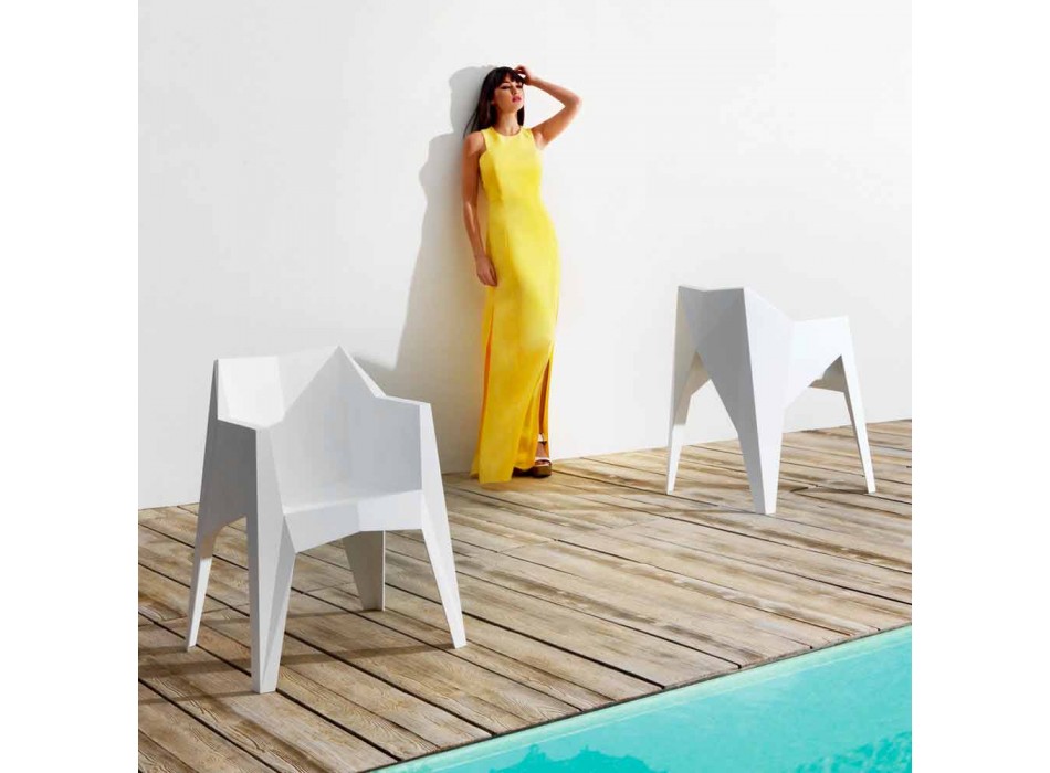 Vondom Voxel chaise de jardin colorée avec un design moderne Viadurini
