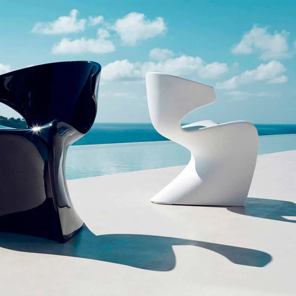 Vondom Wing chaise de jardin design moderne Viadurini